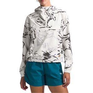 The North Face Class V Pathfinder White Dune Pullover Hooded 1/4 Zip